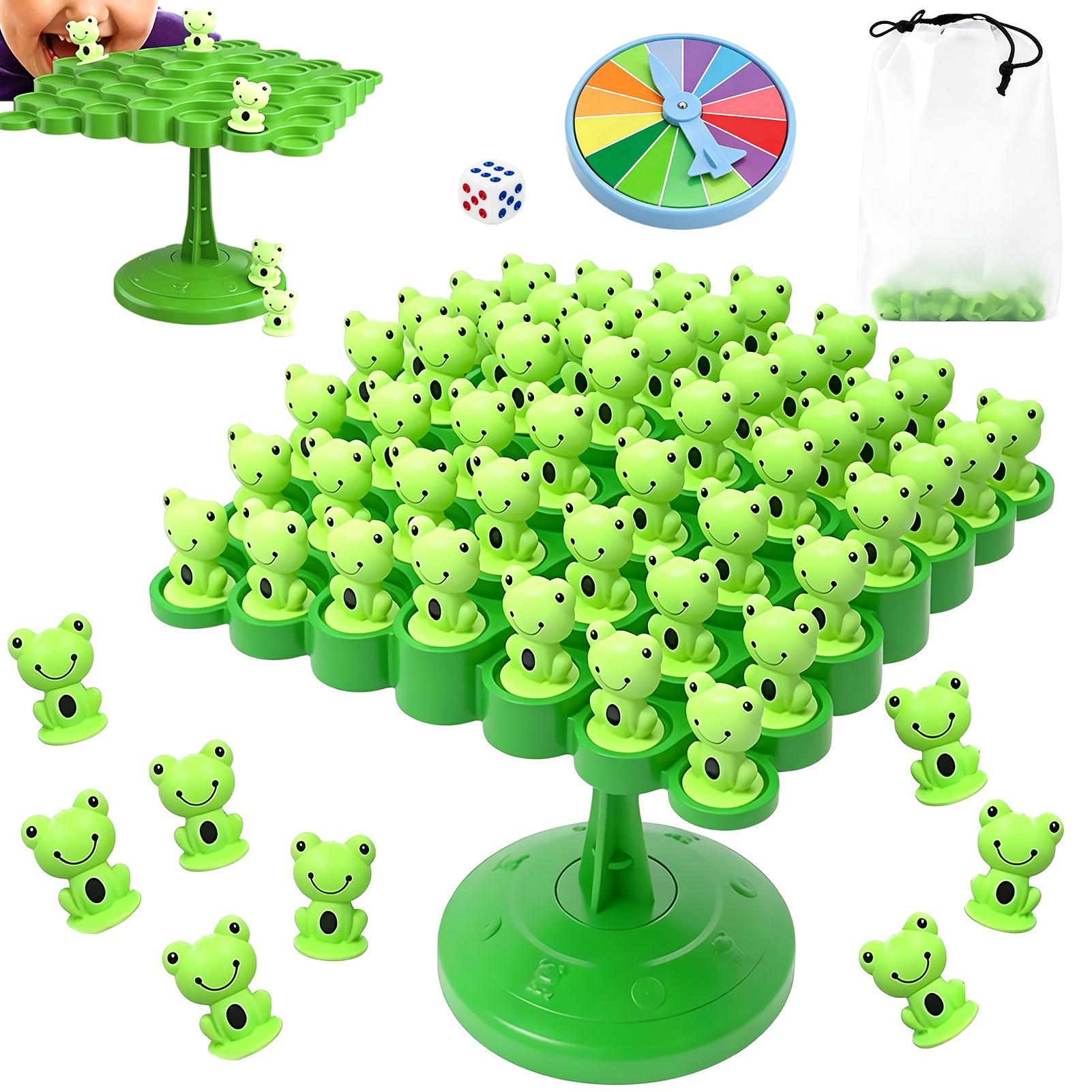 Board Game For 2 People - Kids Frog Balance Tree Board Game,
