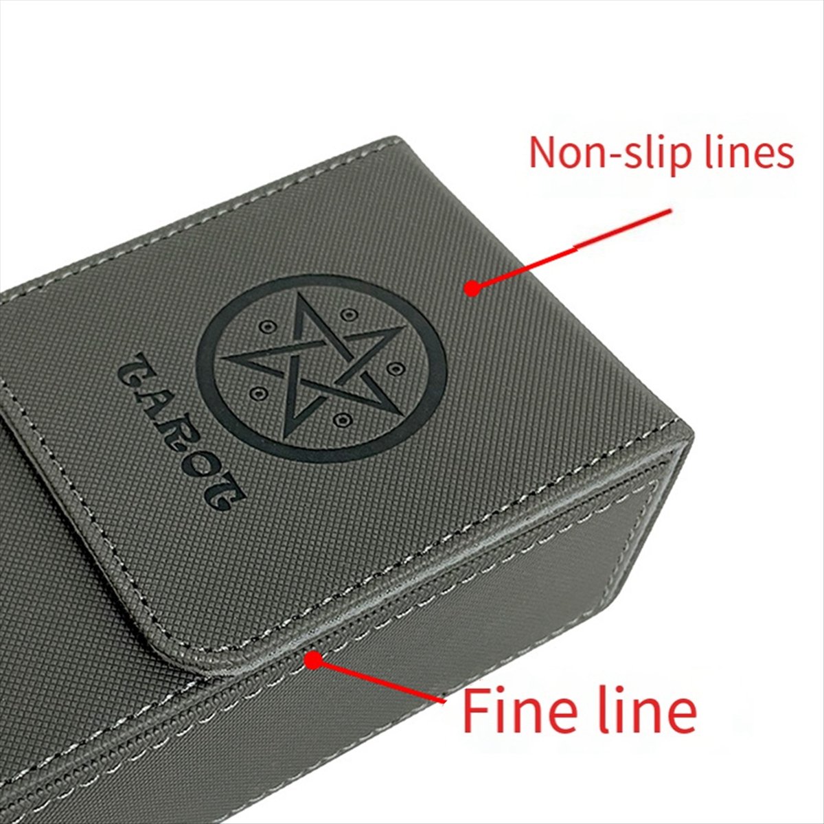 Game Storage Box - ABST Black Red Pattern Tarot Card