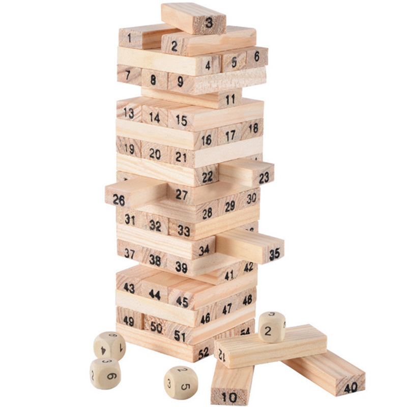 Board Game Monopoli - 54 Chiếc Khối Xây Dựng Đồ