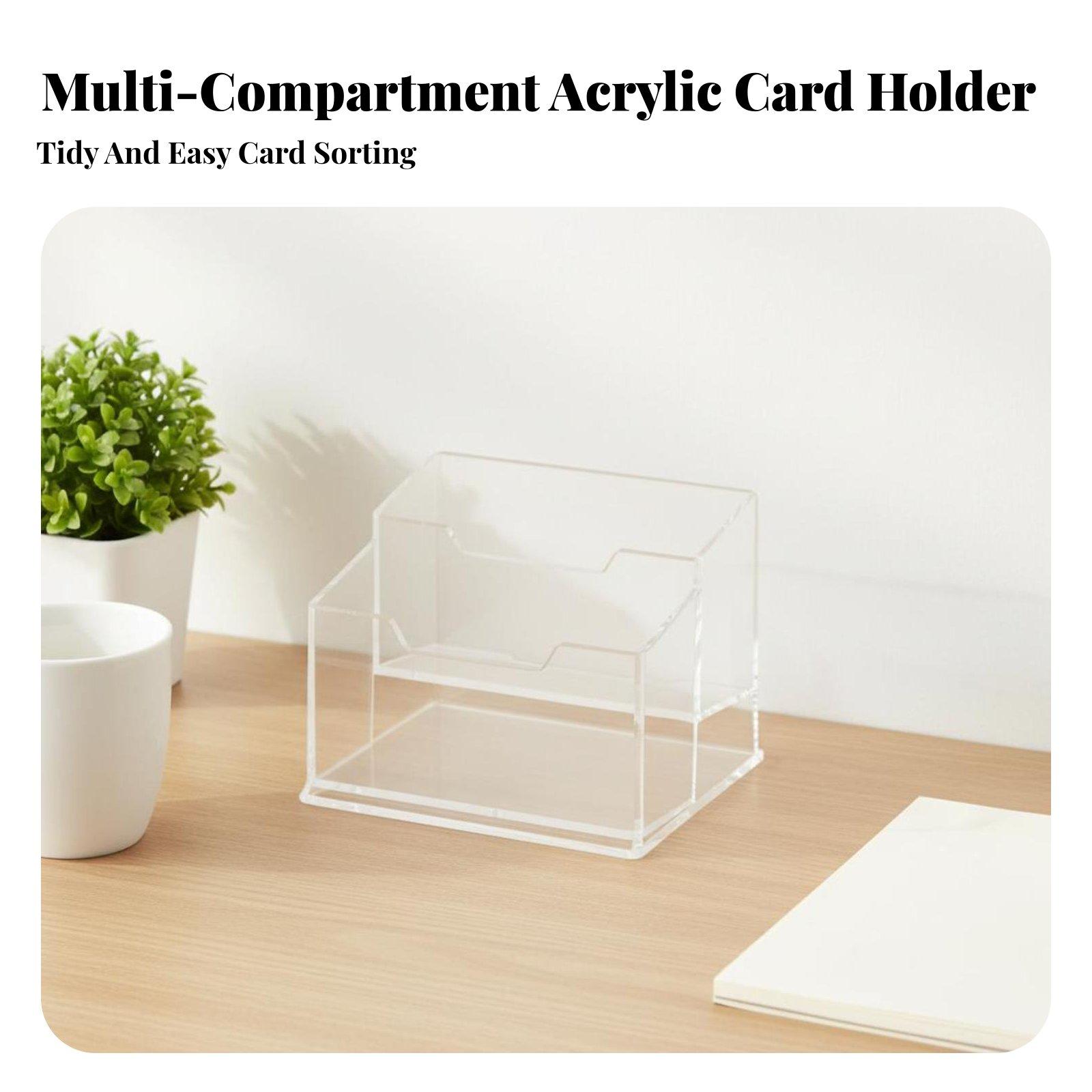 Game Storage Box - Acrylic Card Display Stand Space Saving