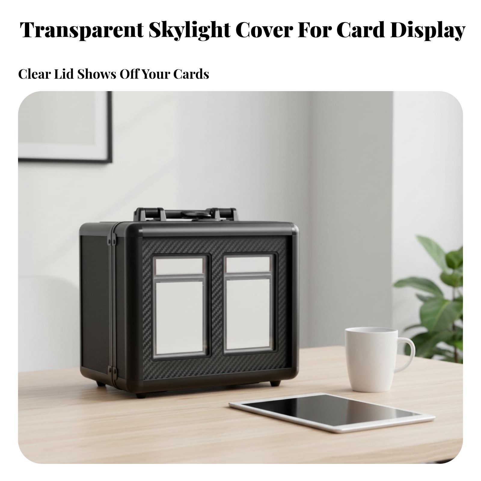 Game Storage Box - PSA Card Display Box Portable with
