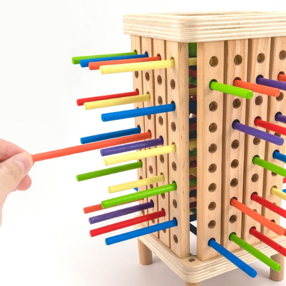 Dice Tower Wooden - 42/16 Colourful Sticks Wooden Stick Board