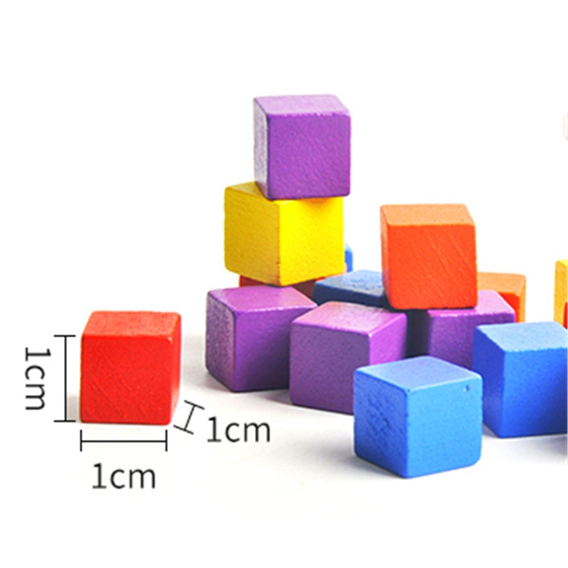 100Pcs/lots 10mm Wood Cubes Co - đánh giá và giá Dice Tower Wooden