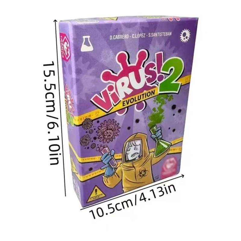 Family Strategy Card Game Set  - đánh giá và giá Board Game Virus