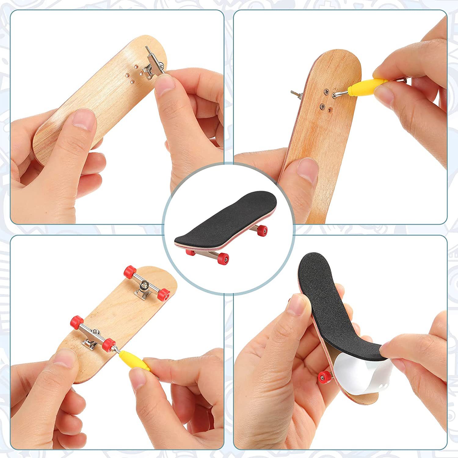 Puzzle Toy Finger Skateboard M - đánh giá và giá Board Game For 2 People