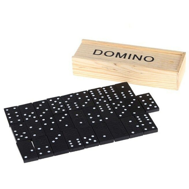28pcs/Set Wooden Domino Board  - đánh giá và giá Board Game Monopoli
