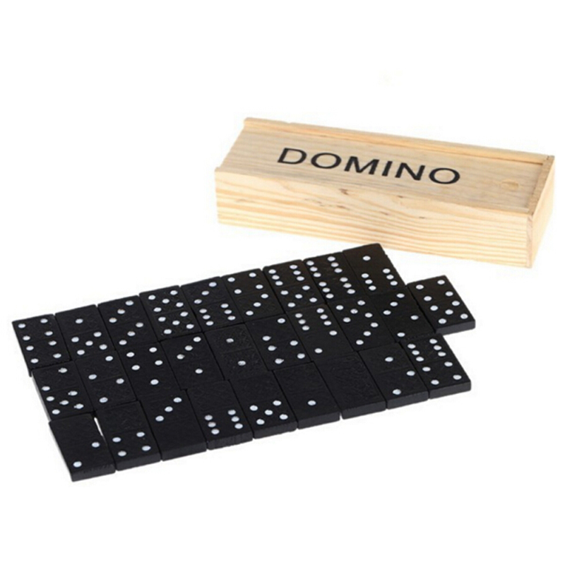 28pcs/Set Wooden Domino Board  - đánh giá và giá Board Game Monopoli