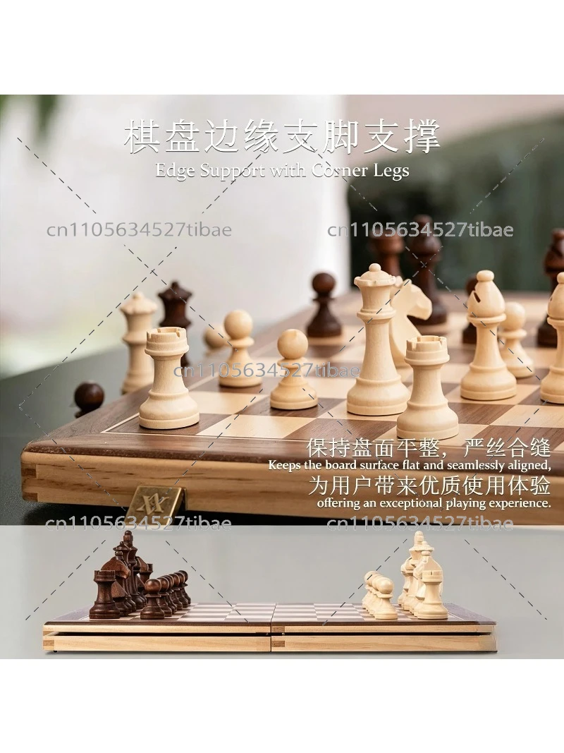 Magnetic Chess Set Solid Wood  - đánh giá và giá Magnetic Travel Chess