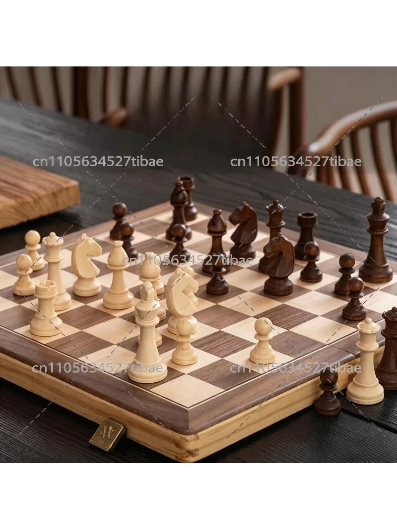 Magnetic Chess Set Solid Wood  - đánh giá và giá Magnetic Travel Chess