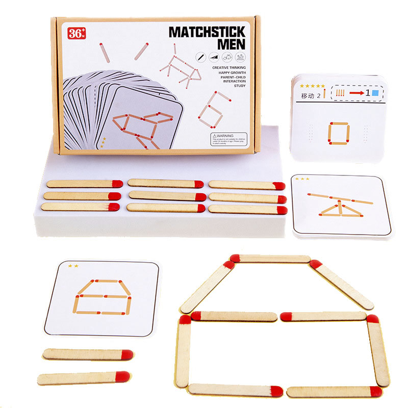 Montessori Matches Puzzles Gam - đánh giá và giá Board Game China