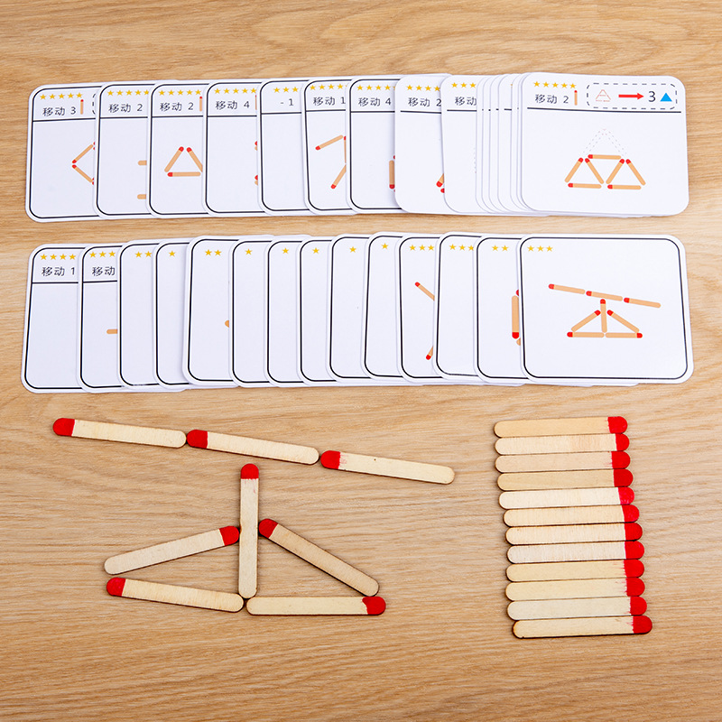 Montessori Matches Puzzles Gam - đánh giá và giá Board Game China