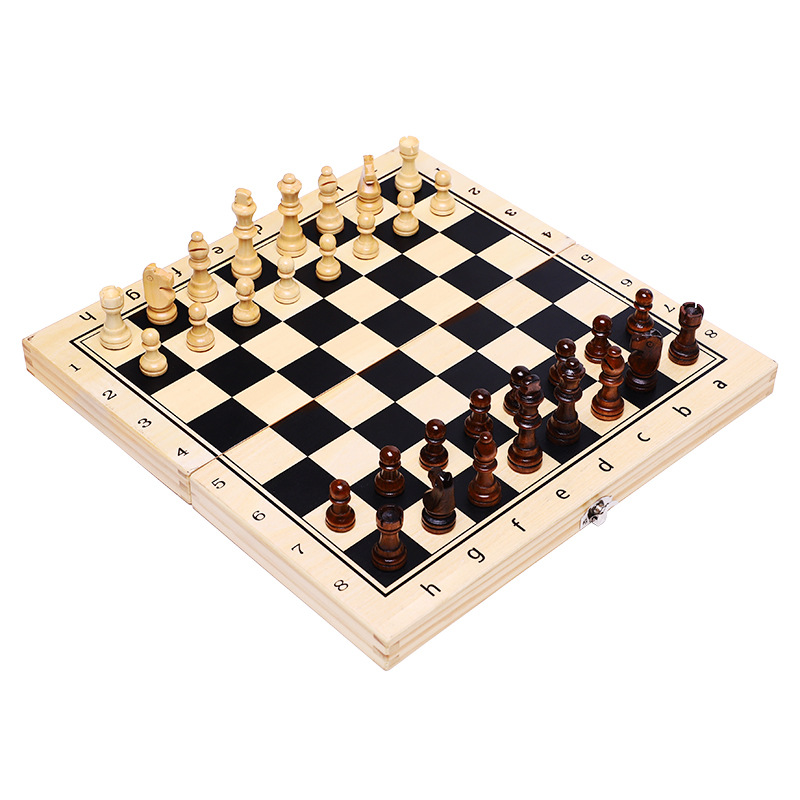 Chess Board Three In 1 Wooden  - đánh giá và giá Magnetic Travel Chess
