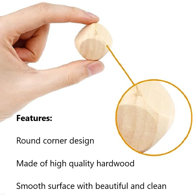 10pcs D6 6 Sided Blank Wood Di - đánh giá và giá Dice Tower Wooden