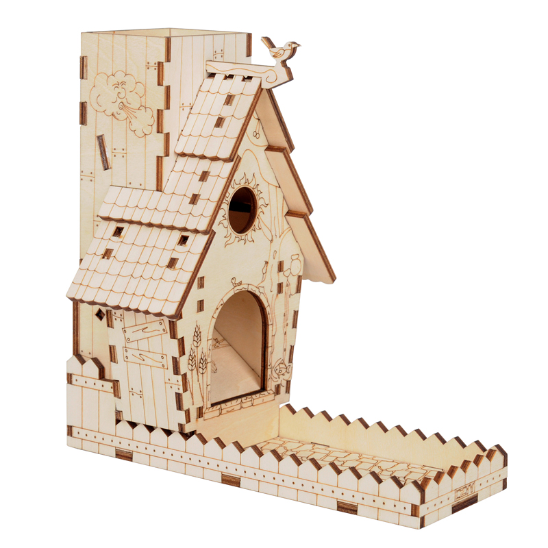 CZYY Cho Chim Cảnh Xúc Xắc Thá - đánh giá và giá Dice Tower Wooden