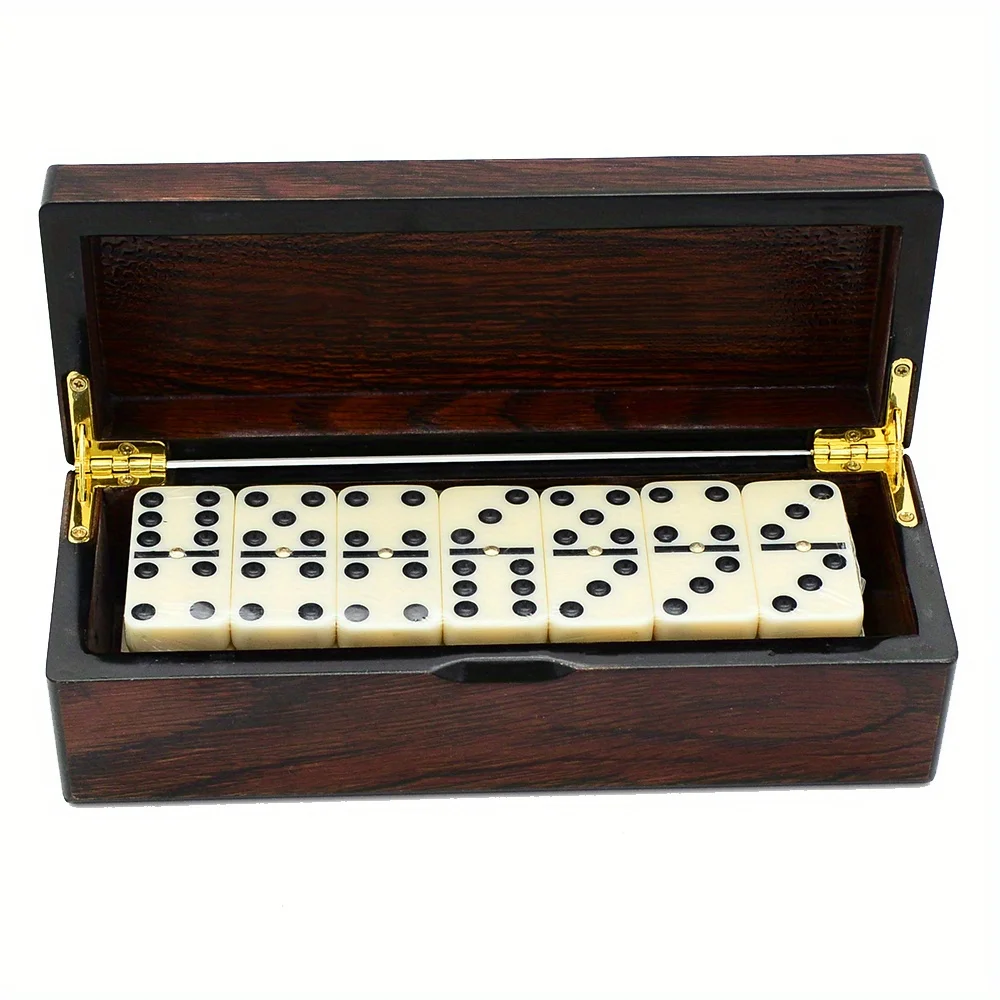[Wooden Dominoes Game Set] 28p - đánh giá và giá Board Game Monopoli