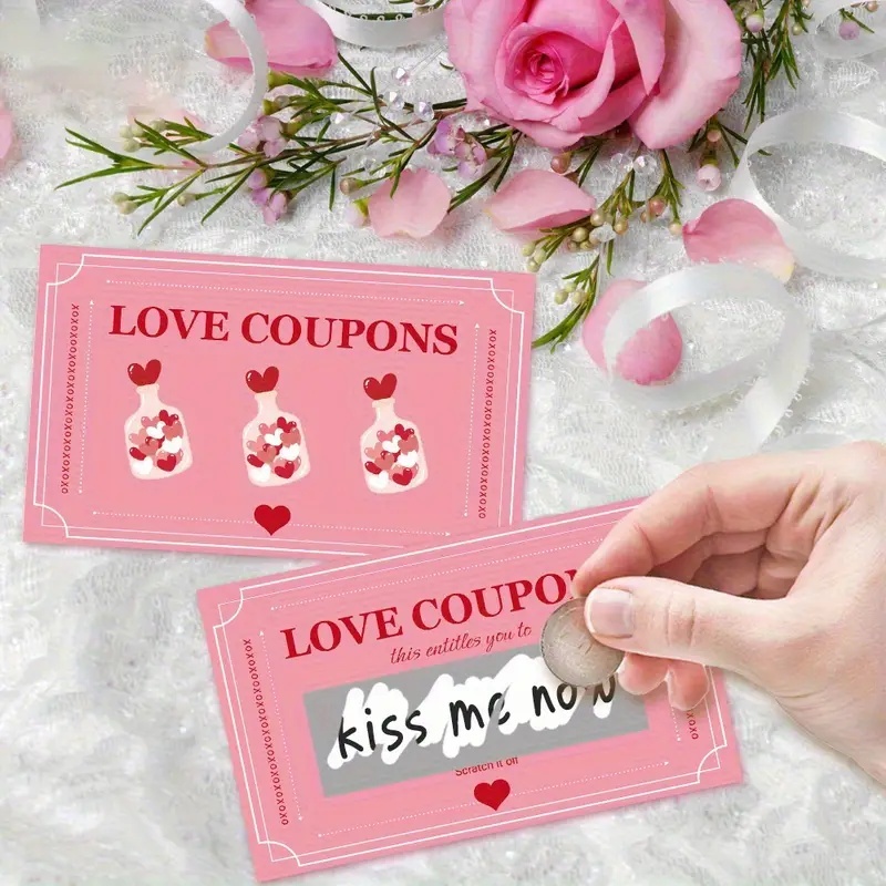 30 Pcs Pink Lucky Scratch Card - đánh giá và giá Board Game For Couple