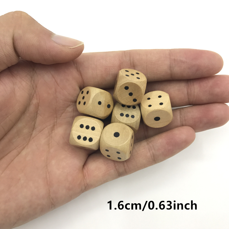 10 pcs pack games 12/16/20/25m - đánh giá và giá Dice Tower Wooden